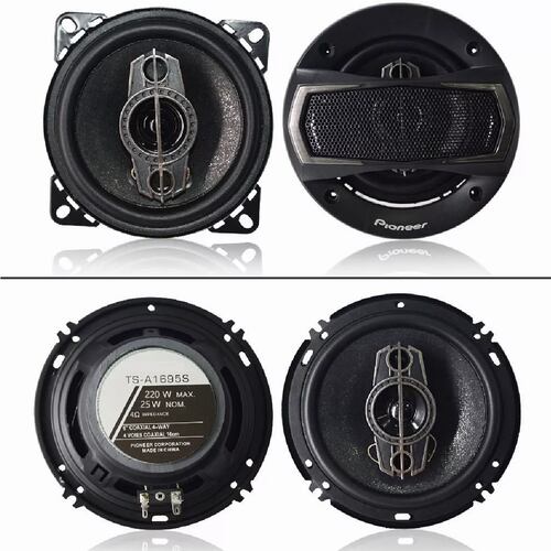  Bocinas 4in Coaxial Para Carro Auto 4 Vías Car Audio