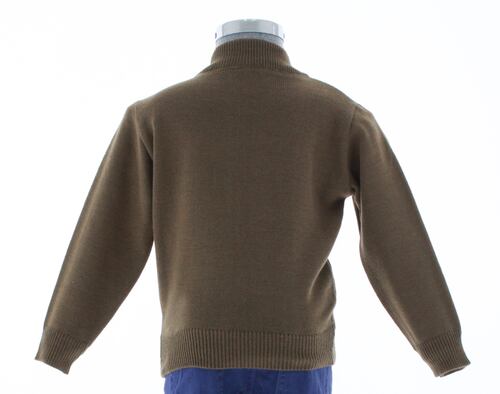 Sueter Ligero Niño Color Cafe Cuello Alto 3458 2 a 16 Años.