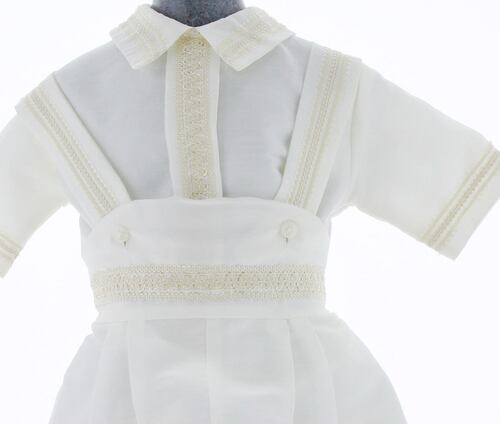 Ropón Bautizo Niño con Kit de Vela y Sabana 3466 0 a 4 Años.