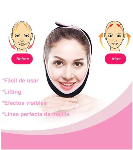 Faja Reductora Papada Mentón Cachete Bichetomia Lifting