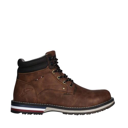 Bota heavy casual de vestir, color café, marca Goodyear, mod. 926247