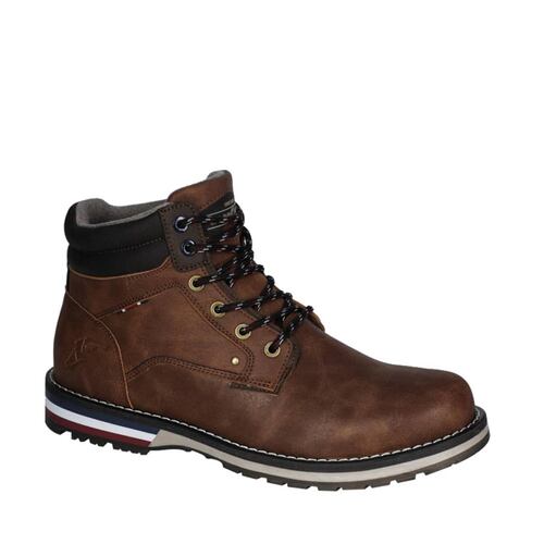 Bota heavy casual de vestir, color café, marca Goodyear, mod. 926247