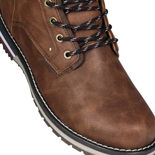 Bota heavy casual de vestir, color café, marca Goodyear, mod. 926247