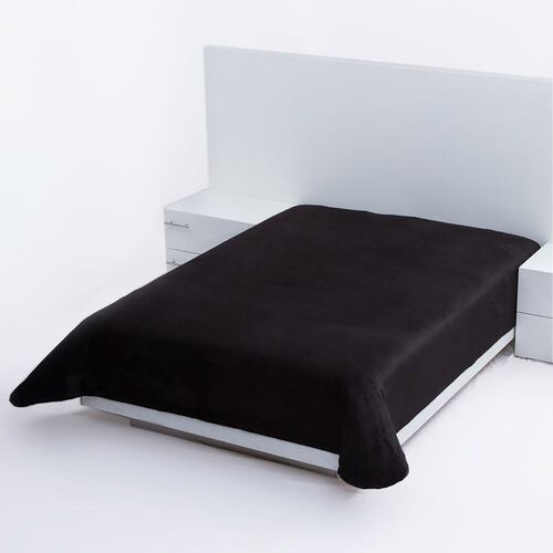 Cobertor Ultrasuave Cama King Size Poliester Negro Concord