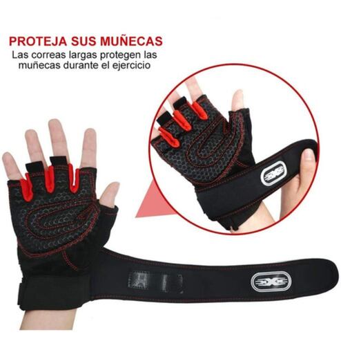 Guantes Gym Tacticos Pesas Crossfit Gimnasio Mujer Hombre TALLA L