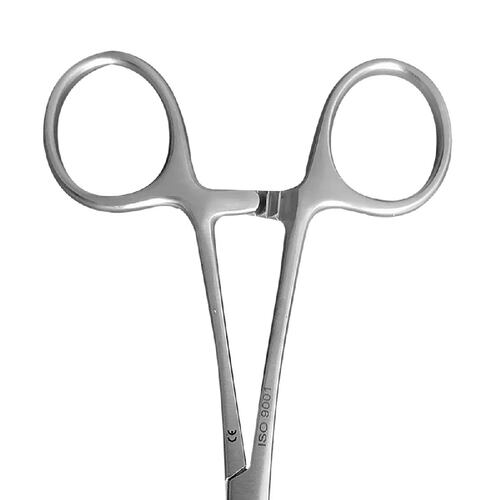 Pinza Peers Clamp 14cm Plateada Acero Hergom Premium