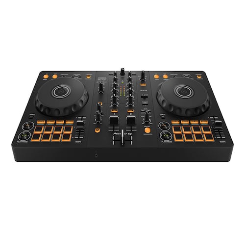 Pioneer Controlador DJ DDJ-FLX4 driver de DJ Rekordbox y Serato de 2 barajas - Grafito
