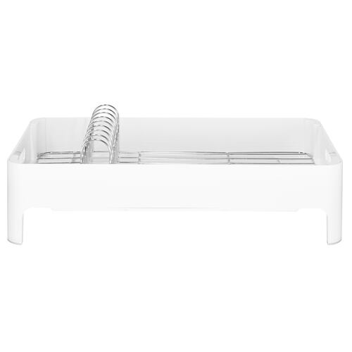 AGBOX Escurridor para Trastes y Porta Cubiertos 1 Nivel Blanco LTHMJ001.