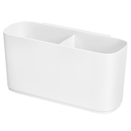 AGBOX Escurridor para Trastes y Porta Cubiertos 1 Nivel Blanco LTHMJ001.