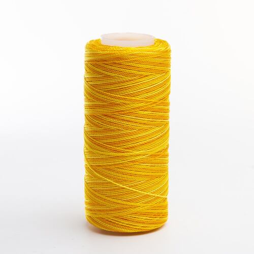 Caja 6 Pzs Hilo Crochet Nylon Amarilo canario Selanusa