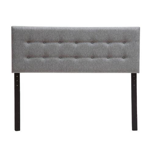 Colchón Individual Spring Air Morgan Con Cabecera Dicasa Bilbao Gris