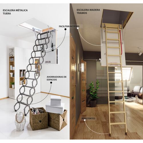 FAKRO Escalera de Ático Fabricada en Madera, Estilo LWK Komfort