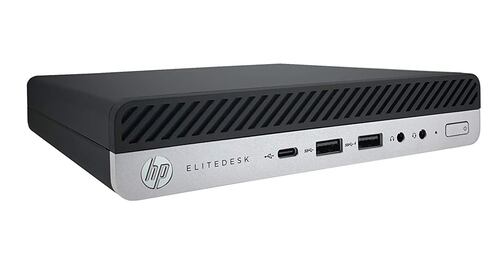 CPU HP EliteDesk 800 G4 MINI - Intel Core i7-8ª Gen - 16GB RAM, 512GB SSD - Windows 10 - EQUIPO CLASE A, REACONDICIONADO.
