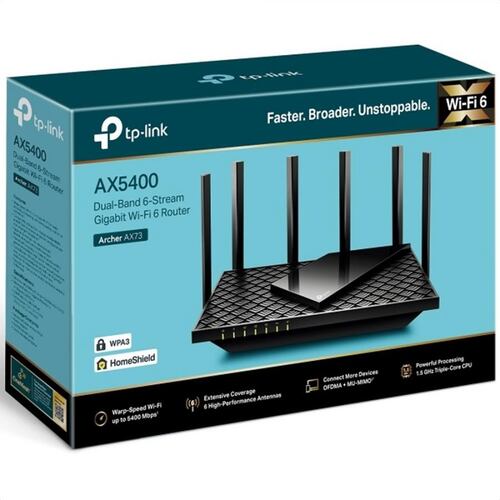 Router Inalambrico Tp-Link ARCHER AX73 AX5400 Wi-Fi 6 Doble Banda 2.4 Y 5GHz