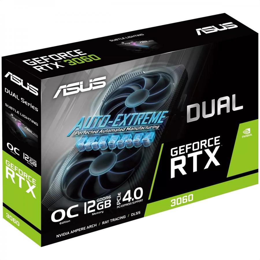 Tarjeta De Video Nvidia Asus Dual RTX 3060 V2 OC 12GB GeForce