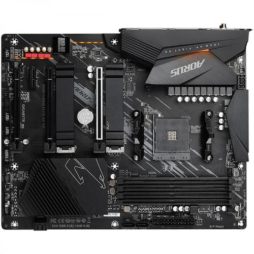 Tarjeta Madre GIGABYTE B550 AORUS ELITE AX V2 DDR4 PCI-E WiFi BT Socket AM4.