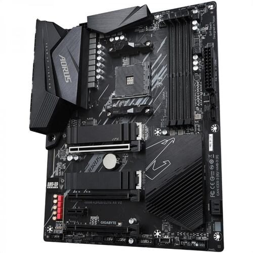 Tarjeta Madre GIGABYTE B550 AORUS ELITE AX V2 DDR4 PCI-E WiFi BT Socket AM4.