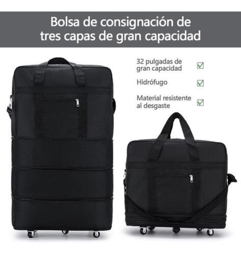 Maleta de Viaje  80x25x47 Negra