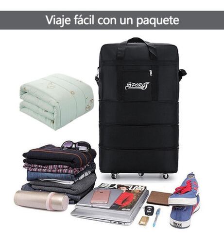 Maleta de Viaje  80x25x47 Negra