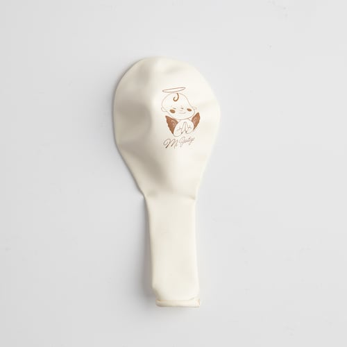 Globo Impreso Mi Bautizo 12 Piezas Blanco No 9/10 Selanusa