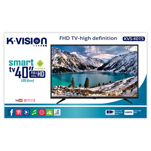 Television  40 Pulgadas Smart TV  Full HD Android TV K-VISION .