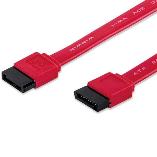 Cable SATA Manhattan De Datos 6.0 Gbps 50 cm Rojo 340700.