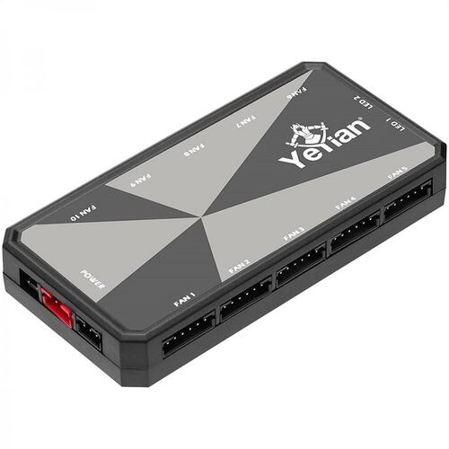 Kit YeYian ARGB 3 Ventiladores 120mm + 2 Tiras LED + Control TYPHOON LII MASTER YCF-3KFS-01.