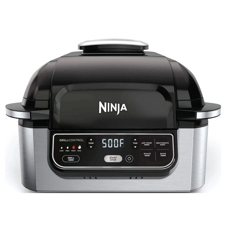 Parrilla eléctrica para interiores Ninja Foodi LG450 5 en 1 Caja genérica Reacondicionado