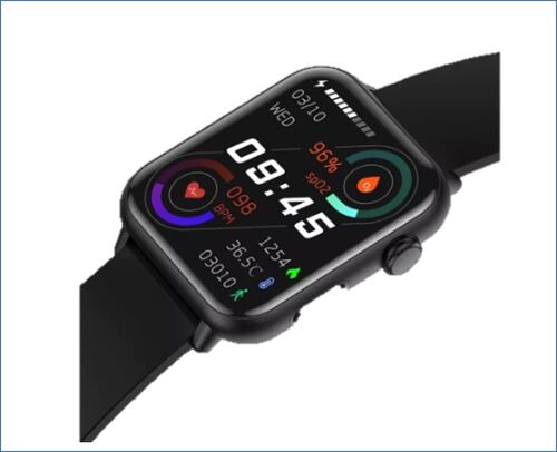 Smart Watch Reloj Inteligente E200 De Piel Fralugio Ecg Spo2.