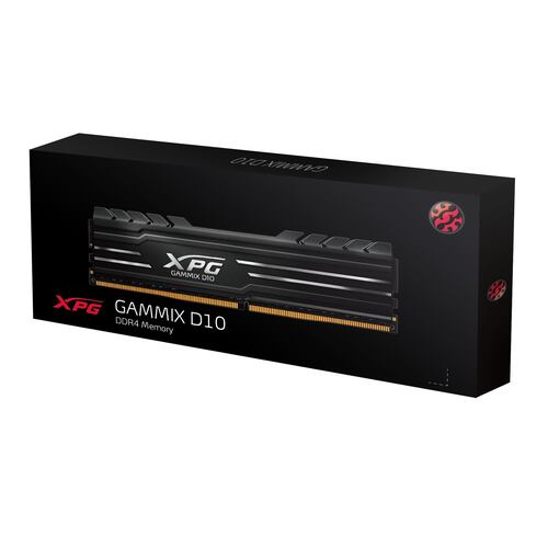 Memoria RAM de 8 GB (1X8), XPG GAMMIX D10, U-DIMM, DDR4, 3200 MT/s, Black