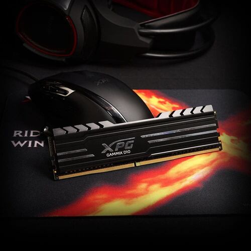 Memoria RAM de 8 GB (1X8), XPG GAMMIX D10, U-DIMM, DDR4, 3200 MT/s, Black
