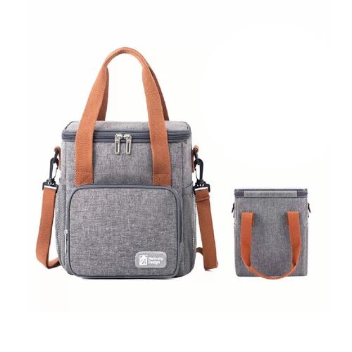 Mochila Hielera Mochilas Térmicas Hielera ,lonchera 8l Gris