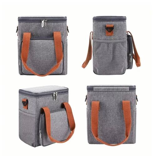 Mochila Hielera Mochilas Térmicas Hielera ,lonchera 8l Gris