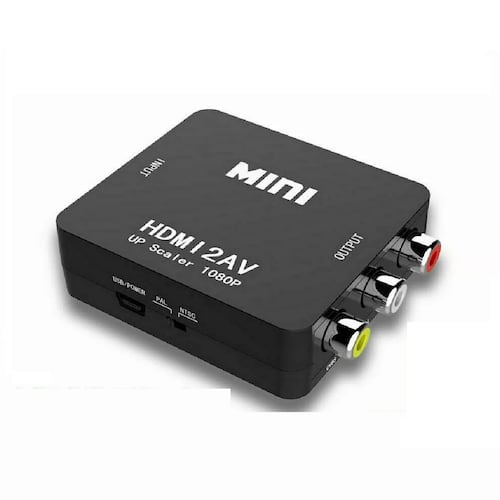 Convertidor Adaptador De Audio Y Video Tv Hdmi A Rca 1080