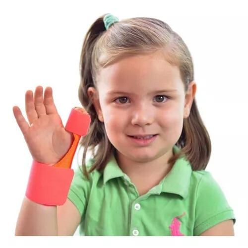 Inmovilizador Pulgar Niño 8-10 Años Ortopedia Naranja Ortho Peke's