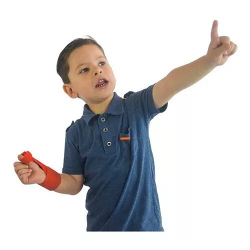 Inmovilizador Pulgar Niño 8-10 Años Ortopedia Naranja Ortho Peke's