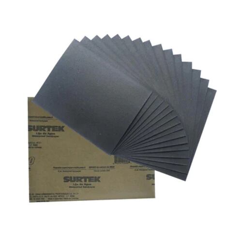 Lija Agua Grano 180 9x11pulg Flexible Larga Duración Surtek