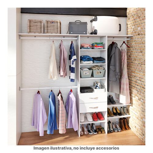 Closet Total Playcon Color Blanco Touch.