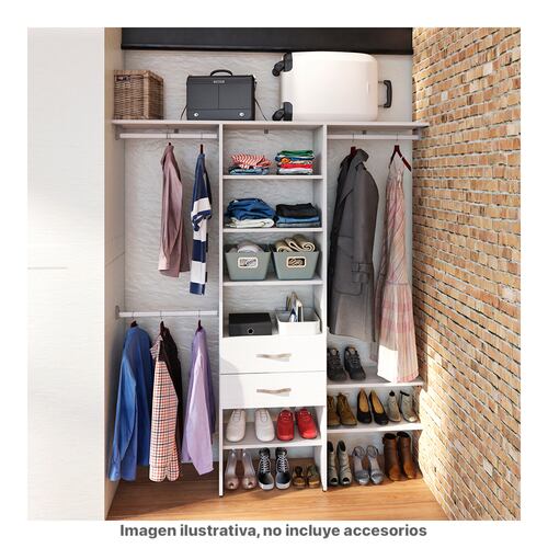 Closet Total Playcon Color Blanco Touch.