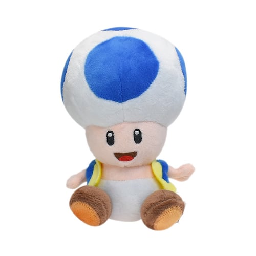 Peluche Toad Azul Nintendo 20 Cm Super Mario Bros.
