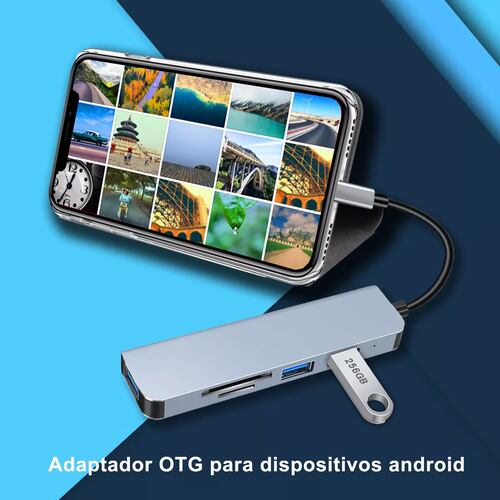 Tipo C Hub 5 En 1 Adaptador Usb C Multi Puerto Usb 3.0 Sd Tf