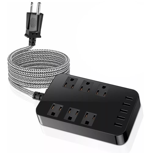 Multicontacto Regleta Enchufe Con Usb Protector Sobretensión