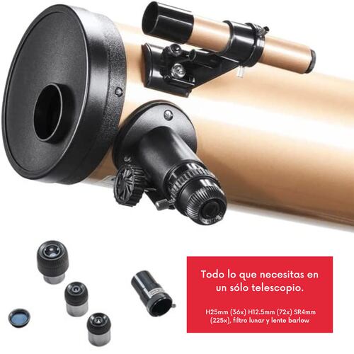 Telescopio Tasco Luminova Reflector 900X114 mm Profesional