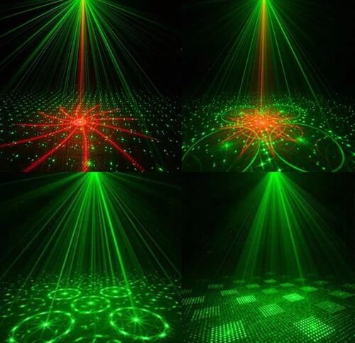Party Luces Dj Estroboscópicas Fase Proyector Control Remoto