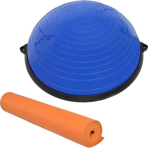 Pelota Bosu Azul + Tapete Para Yoga