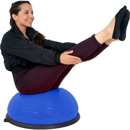 Pelota Bosu Azul + Tapete Para Yoga