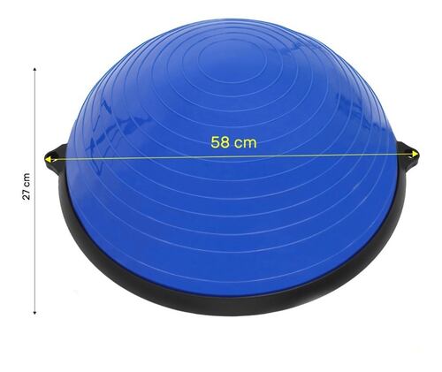 Pelota Bosu Azul + Tapete Para Yoga