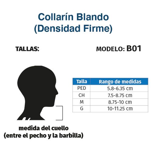Collarín Cervical Blando Espuma Alta Densidad Tynor B01