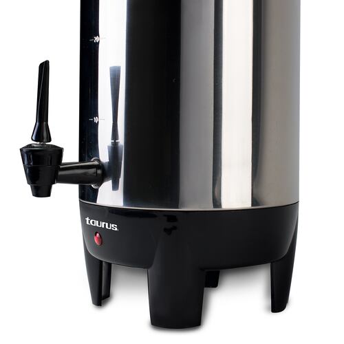 Cafetera Industrial Taurus 40 tazas acero inox filtro lavable