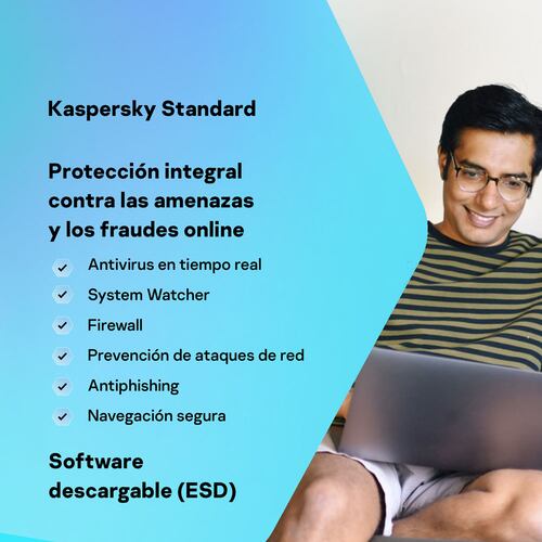 ESD Kaspersky Standard 1 Disp 1 año